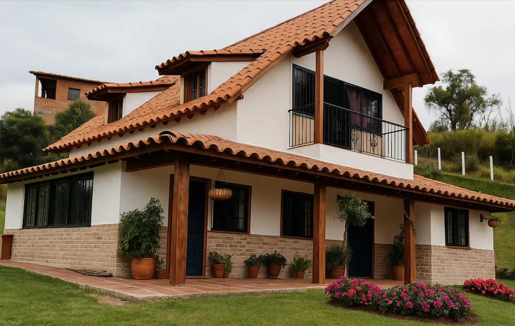 Casa tipo chalet dos niveles